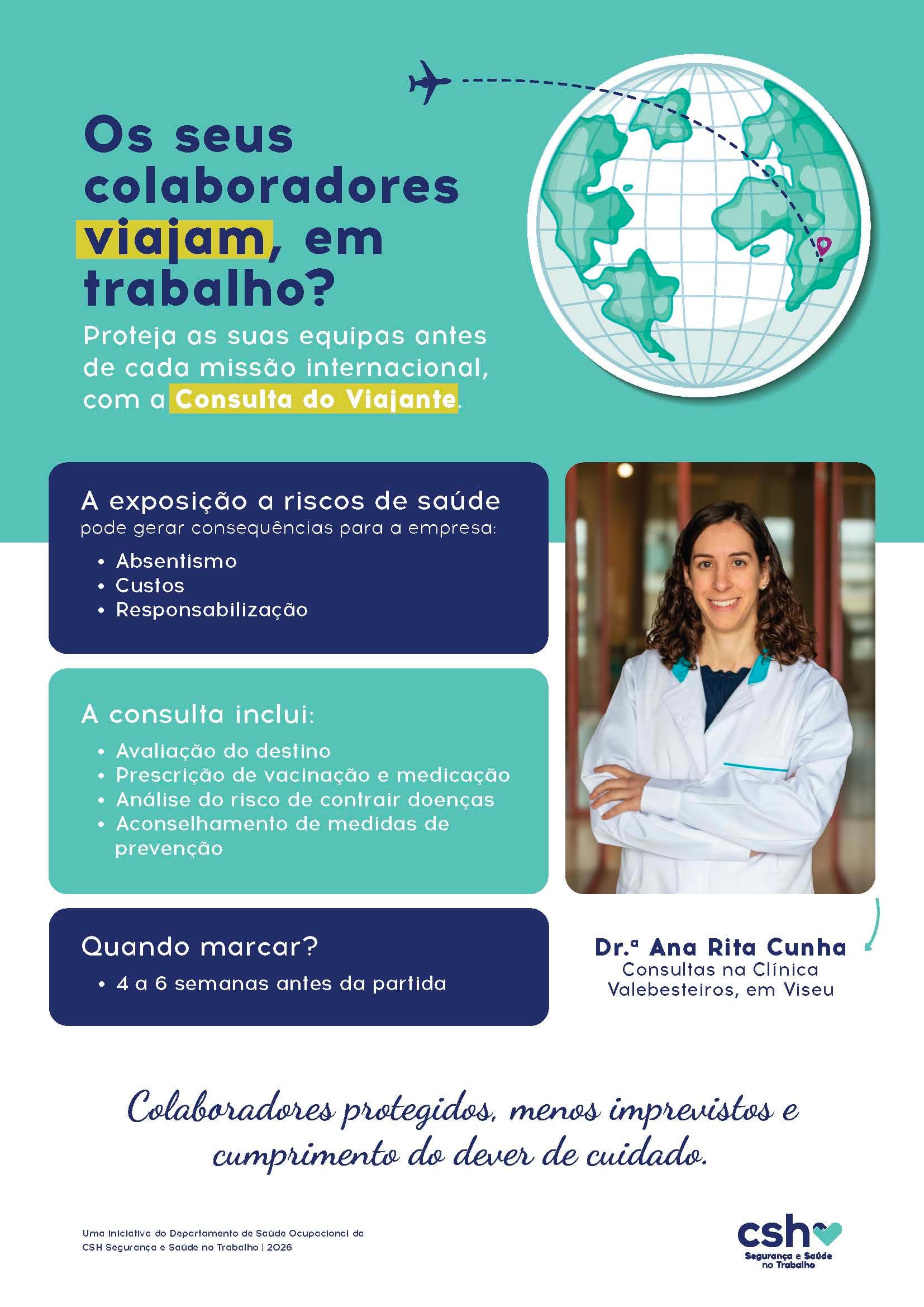 Consulta do Viajante com a Dr.ª Ana Rita Cunha